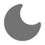 moon icon: dark mode on